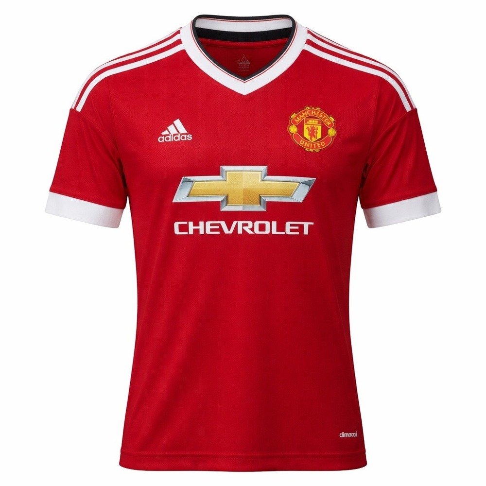 Adidas Manchester United Home Shirt Football Soccer Jersey Men's Size Large EUC